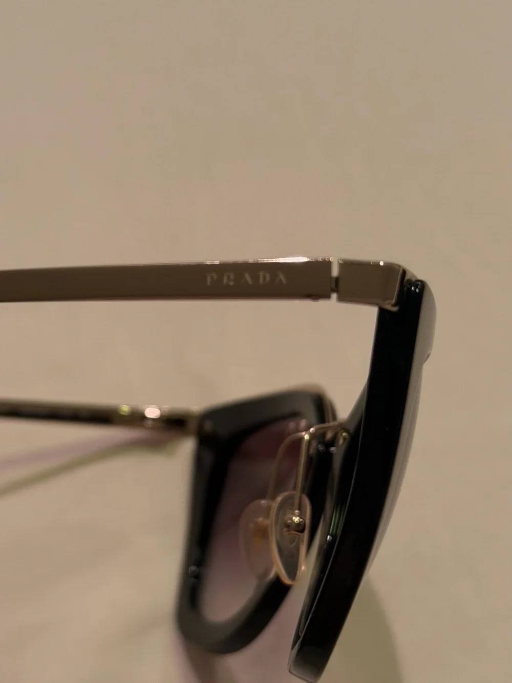Prada Black Cat-Eye Sunglasses